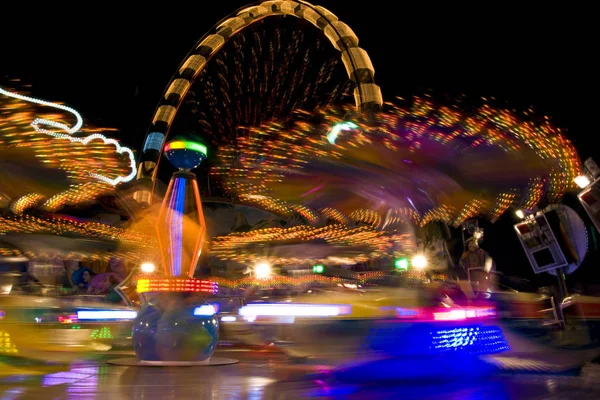 Roda Gigante Noite — Fotografia de Stock