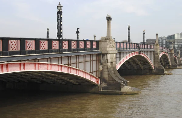 Lambeth Bridge River Thames Westminster London England — Stock Photo, Image