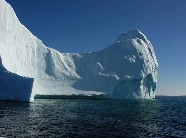 Jéghegy Fagyasztott Jég Tél — Stock Fotó