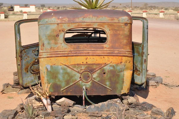 Namibia Αυτοκινητιστικό Δυστύχημα Στην Έρημο — Φωτογραφία Αρχείου