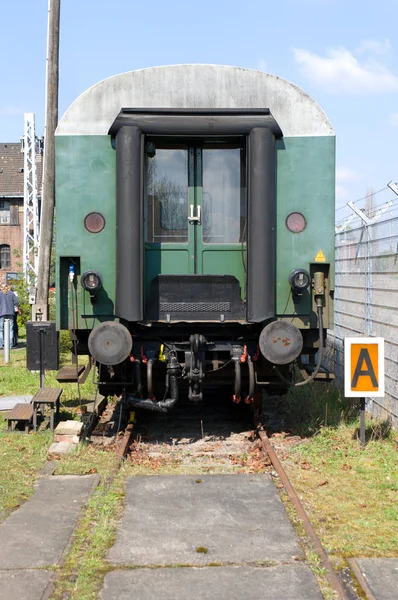 Carro Ferroviário Está Impasse — Fotografia de Stock