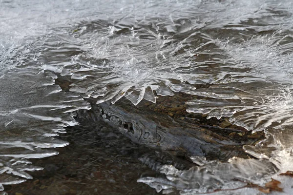 Arte Natural Del Hielo — Foto de Stock