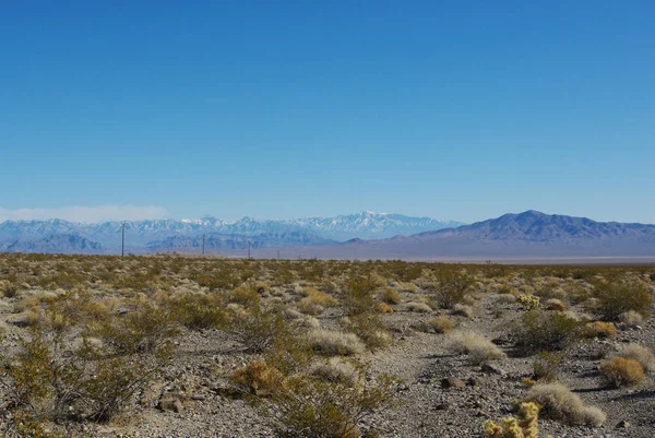 Pustynia Góry Obszar Przygraniczny Nevada Kalifornia — Zdjęcie stockowe