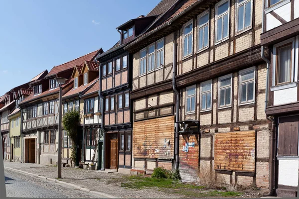 Παγκόσμια Κληρονομιά Πόλη Quedlinburg Harz — Φωτογραφία Αρχείου