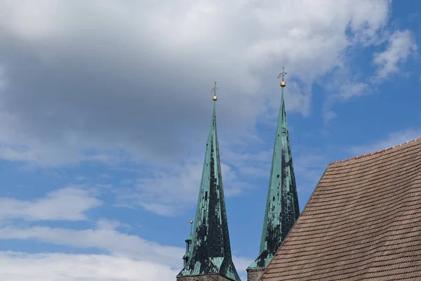 Światowe Dziedzictwo Miasta Quedlinburg Harz — Zdjęcie stockowe