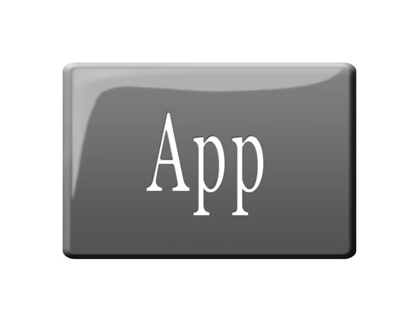 App Button Graphic Illustration — Stock Photo, Image