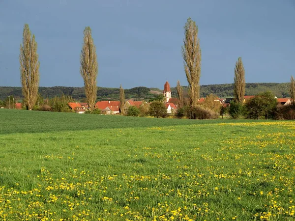 Malerischer Blick Auf Die Stimmungsvolle Dorflandschaft — Stockfoto