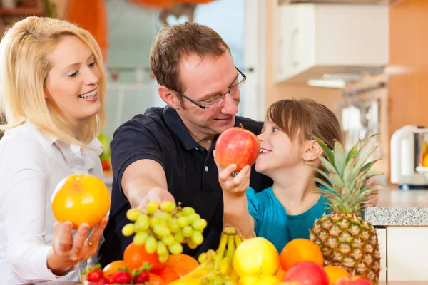 Rodzina Zdrowe Odżywianie — Zdjęcie stockowe