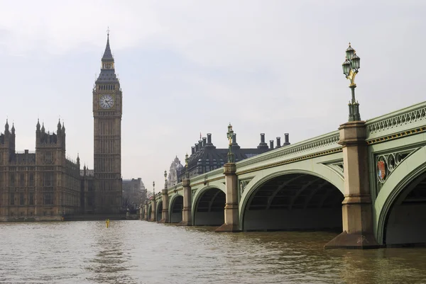 Case Del Parlamento Palazzo Westminster Westminster Bridge Visti Albert Embankment — Foto Stock