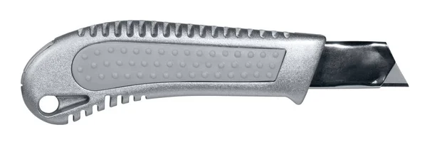 Užitkový Nůž Izolovaný Bílém Zastřihovací Dráhou — Stock fotografie