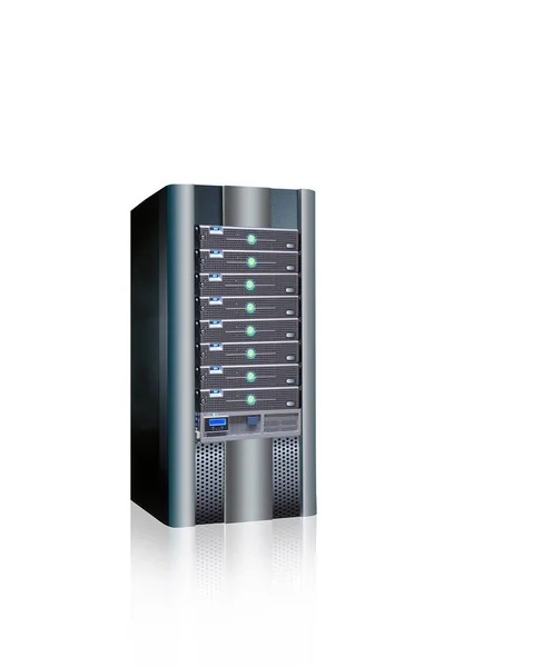 Computer Server Servers Row — Stock Photo, Image