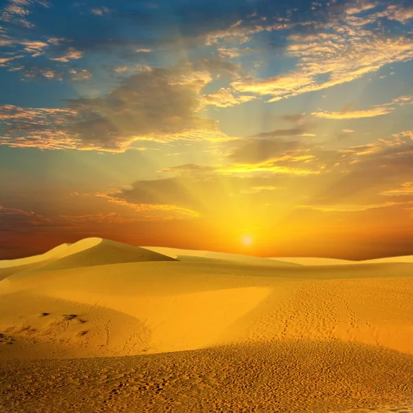 Superficie Desertica Paesaggio Delle Dune — Foto Stock