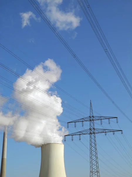 Power Transmission Lines Electric Power — Stock Photo, Image