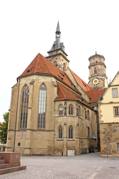 Iglesia Stiftskirche Stuttgart Alemania Principal Iglesia Iglesia Evangélica Luterana Wurtemberg —  Fotos de Stock