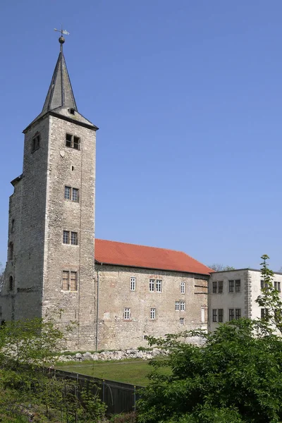 Görkemli Ortaçağ Kale Mimarisinin Manzarası — Stok fotoğraf