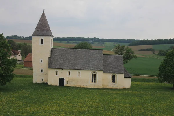 Vista Panorámica Los Detalles Iglesia Arquitectura —  Fotos de Stock