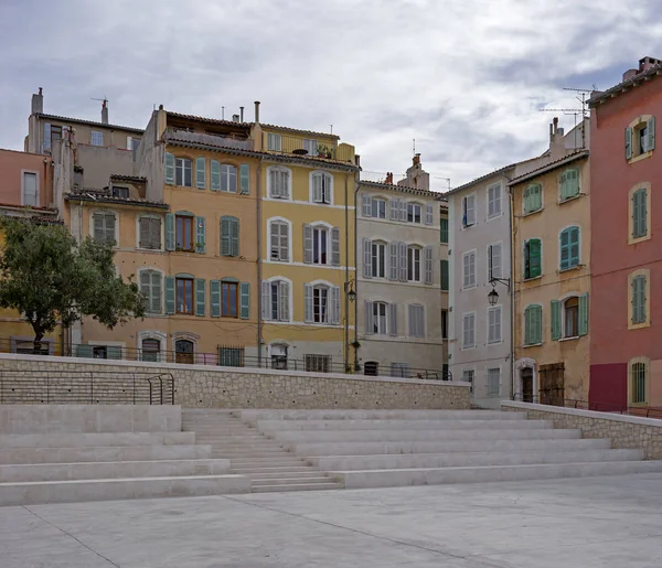 Fransa Nın Marsilya Bölgesindeki Eski Kasaba Meydanında — Stok fotoğraf