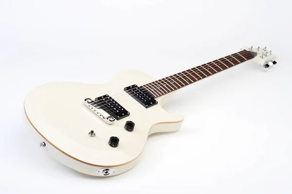 Elektro Gitar Beyazı — Stok fotoğraf