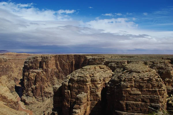 Vista Little Colorado River Gorge Vasto Desierto Alto Arizona — Foto de Stock