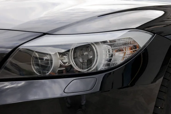 Close Car Headlight — Stock Photo, Image