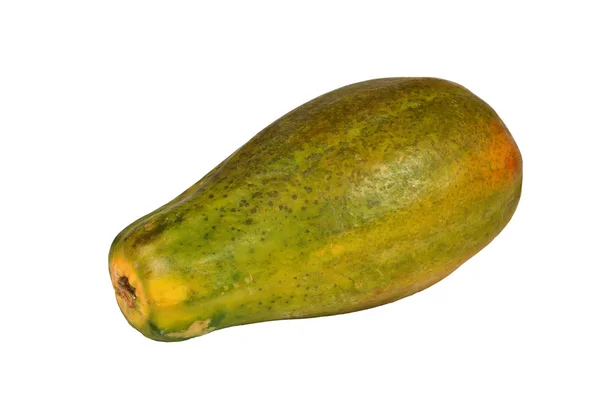 Papaya Sfondo Bianco — Foto Stock