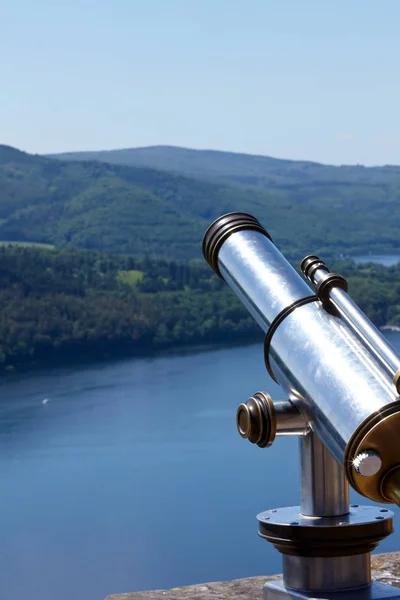 Menghadap Edersee Dekat Waldeck — Stok Foto