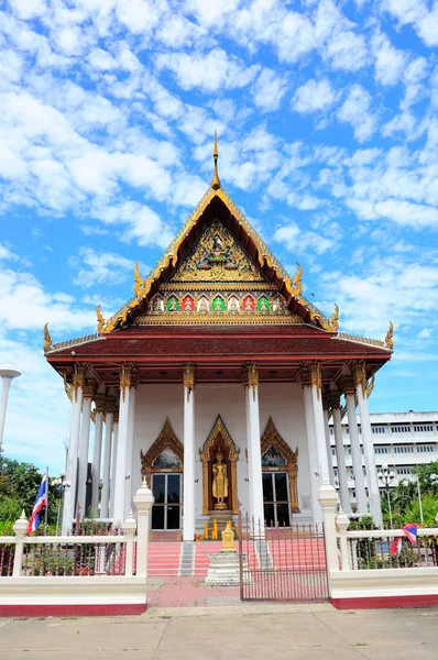 Telhado Templo Estilo Tradicional Tailandês — Fotografia de Stock