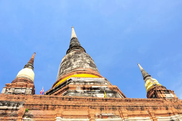 Starověká Pagoda Ayuttaya Thajsko Přes 300 Let — Stock fotografie