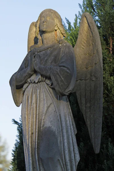 Estatua Jesucristo Cementerio — Foto de Stock