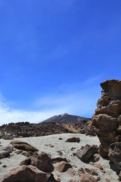 Monte Teide Tenerife Nelle Isole Canarie Spagna — Foto Stock