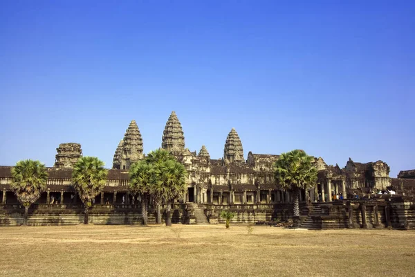 Angkor Wat Vlakbij Siem Riep Cambodja — Stockfoto