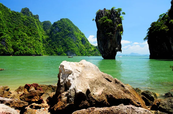 Isla James Bond Phang Nga Tailandia — Foto de Stock