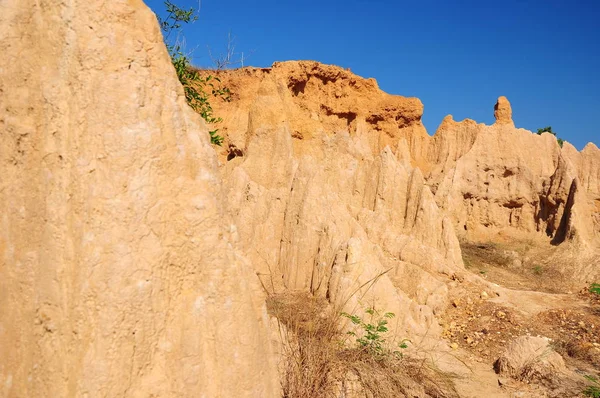 Columnas Suelo Dentro Del Parque Nacional Tailandia — Foto de Stock