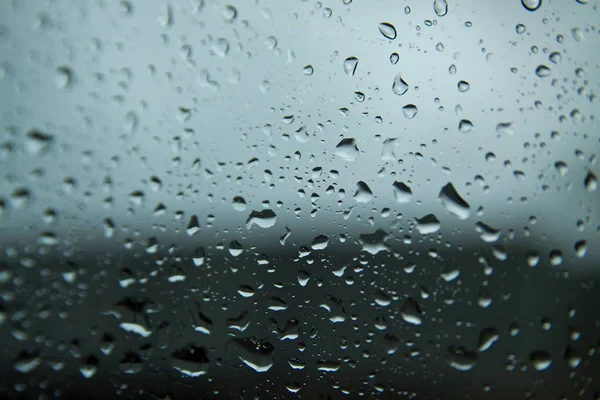 Gotas Lluvia Ventana — Foto de Stock