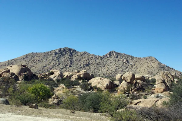 Massi Rocciosi Vicino Dragone Piccole Montagne Dragone Arizona Usa — Foto Stock