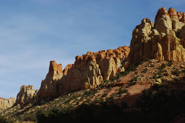 Tours Rocheuses Fantastiques Long Route Burr Trail Utah — Photo