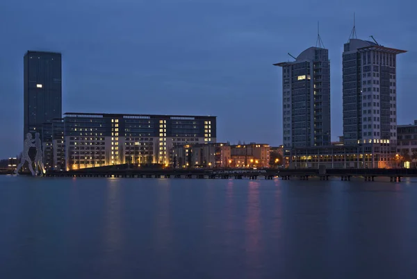 Vue Panoramique Sur Majestueuse Ville Urbaine — Photo