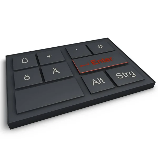 Petit Clavier Par Exemple Pour Symboliser Programmation — Photo