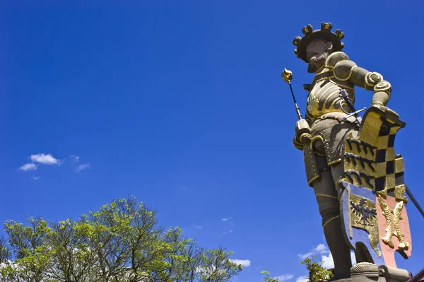 Marktbrunnen Herb Nośnik Blasius Berwart Wildberg Czarny Las Baden Wuerttemberg — Zdjęcie stockowe