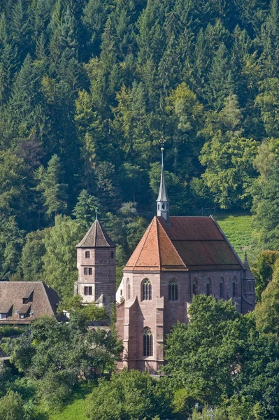Kloster Hirsau Con Capilla Dama Hirsau Bosque Negro Baden Wuerttemberg — Foto de Stock
