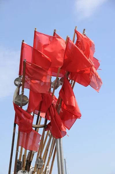 Banderas Colores Nacionales Sobre Fondo — Foto de Stock