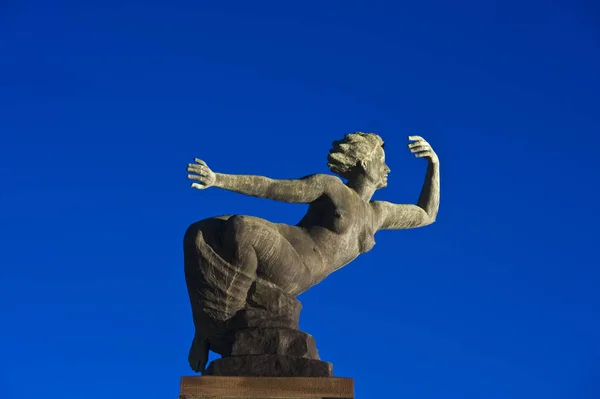 Unterer Marktplatz Venus Estatua Símbolo Ciudad Freudenstadt Bosque Negro Baden —  Fotos de Stock