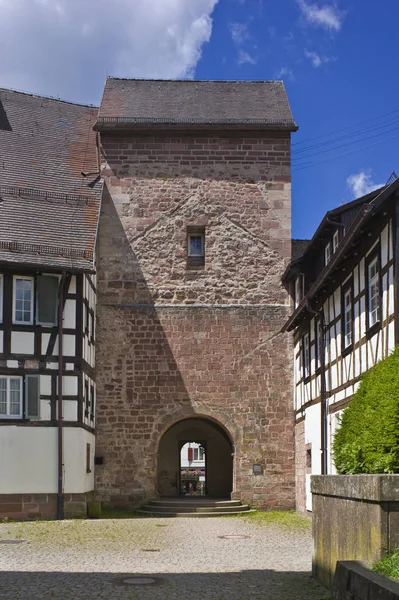 Torre Leutkirche Alpirsbach Foresta Nera Baden Wuerttemberg Germania Europa — Foto Stock