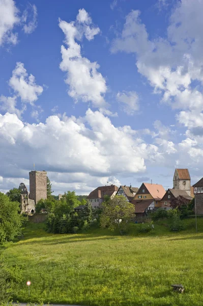 Şatosu Harabeleri Zavelstein Kötü Öğretisi Zavelstein Kara Orman Baden Wuerttemberg — Stok fotoğraf