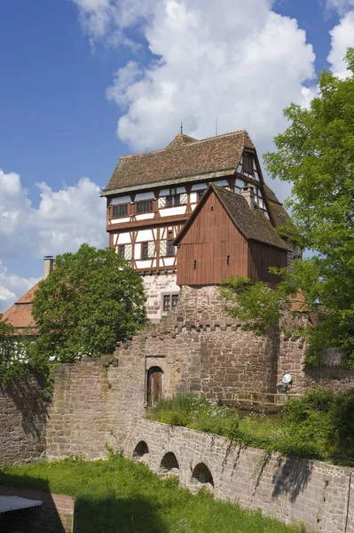 Старый Новый Замок Альтенбург Черный Лес Хельбергский Германский — стоковое фото