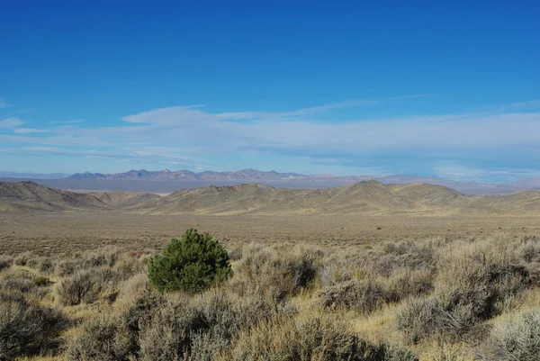 Alto Paisaje Del Desierto Cerca Gabbs Nevada — Foto de Stock