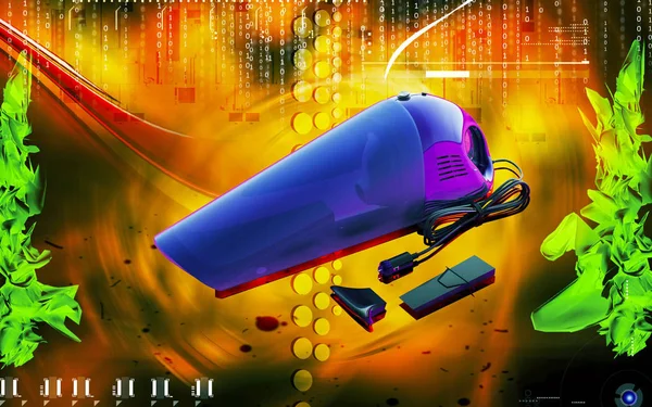 Цифровая Иллюстрация Чистящего Средства Автомобильных Вакцин Цветном Фоне — стоковое фото