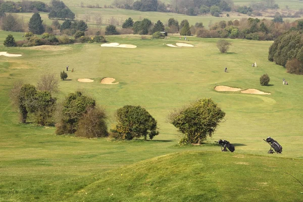 位于沃辛郡南岛的Hillbarn高尔夫球场 西苏塞克斯英国 — 图库照片