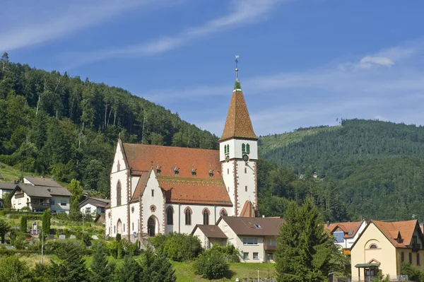 Holy Cross Church Reichental Black Forest Baden Wuerttemberg Germany Europe — Stock Photo, Image