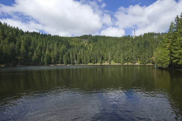 Mummelsee Floresta Negra Baden Wuerttemberg Alemanha Europa — Fotografia de Stock